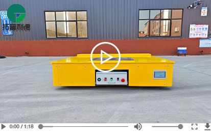 3 Tons Workshop Battery Operated Rail Transfer Cart