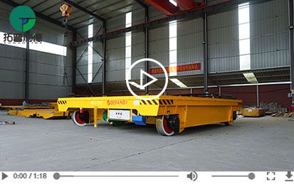 Large Capacity Rail Cable Reel Powered Transfer Cart