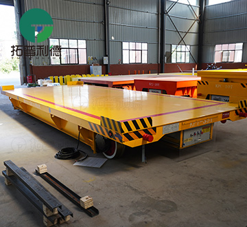Heavy Duty Rail Electric Transfer Cart for Industries Handling