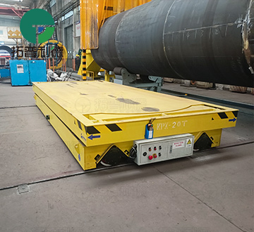 20 Tons Electric Rail Transfer Cart with Hydraulic Lifting for Mold Handling