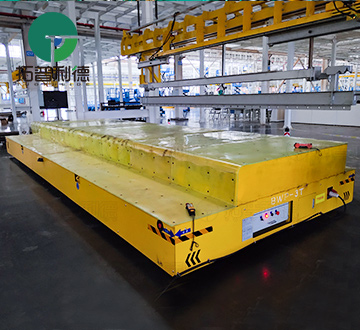 Customized 3 Tons Cable Operated Trackless Transfer Cart