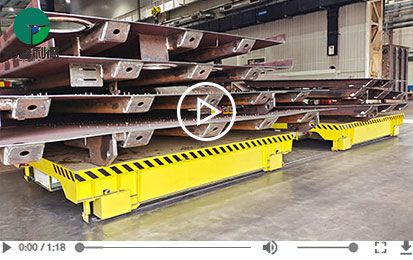 Collaborative Work Battery Operated Rail Transfer Cart