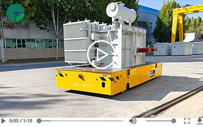 30 Tons Steering Battery Trackless Transfer Cart