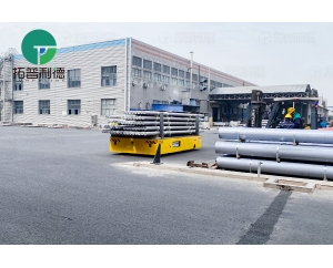 Industrial Steerable Trackless Transfer Cart for Mold Handling