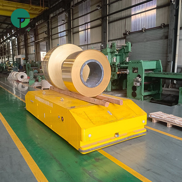 Steering Long Distance Transport AGV for Copper Coil Handling