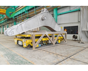 Hydraulic Lifting Rail Battery Drive Transfer Cart for Mold Dlivery