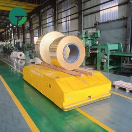 Steering Long Distance Transport AGV for Copper Coil Handling