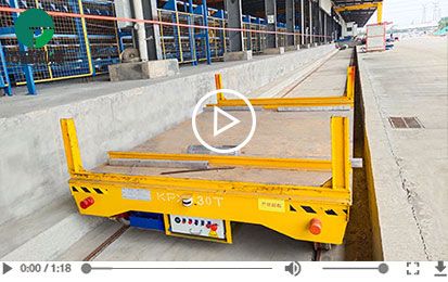 30 Tons Remote Control Rail Transfer Cart