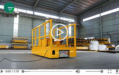 5 Tons Cable Powered Trackless Transfer Cart