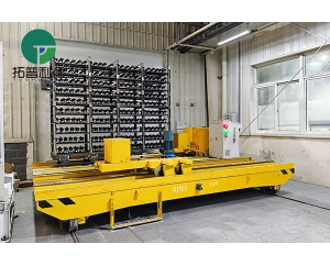 Production Line Low Voltage Rail Powered Transfer Cart for Mold Handling