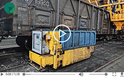 Electric Hydrulic Lifting Coil Handling Rail Guided Vehicle