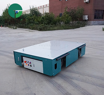 3 Tons Battery Powered Trackless Transfer Cart Helps Elevate Warehousing