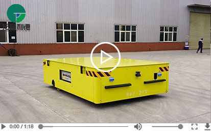 20 Tons Remote Control Trackless Transfer Cart