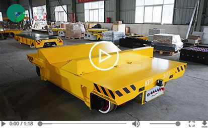30 Tons Motorized Rail Transfer Cart with V-Block