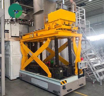 5T Customized AGV Improving Precise Mold Handling in Workshop