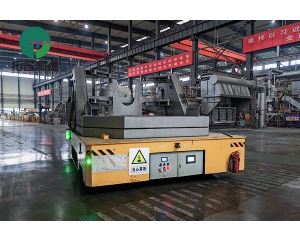 New Design:40 Tons High Temperature Proof Dumping Trackless Transfer Cart