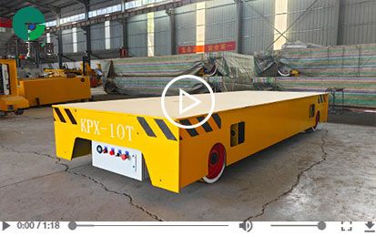 10 Tons Battery Operated Remote Control Rail Transfer Cart