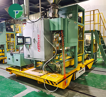 Rail Transfer Cart Helps Heavy Duty Material Handling in Production Workshops