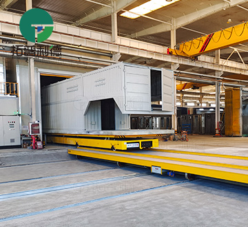 35 Tons Rail Transfer Cart for Molten Aluminum Handling