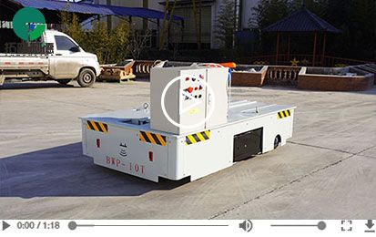 10 Tons Battery Drive Trackless Transfer Cart