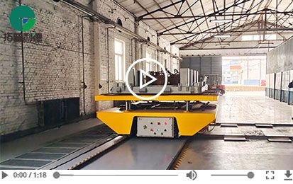 6 Tons Vertical and Horizontal Movement Rail Transfer Cart