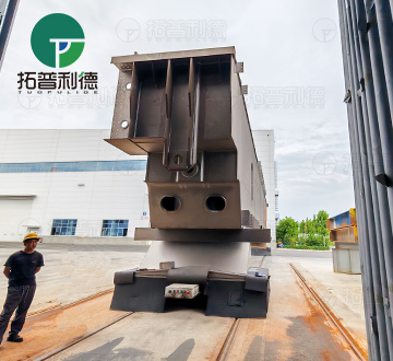 75 Tons Battery Operated Rail Transport Cart for Heavy Mold Handling