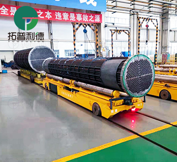 Roller Table Rail Transfer Cart for Steel Coil Handling