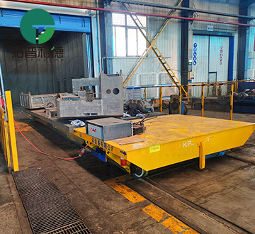 25 Tons Cable Rail Transport Cart for Mold Handling in Workshop