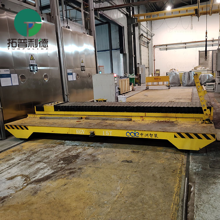 Rail Guided Vehicle for Mold Transport in Workshop