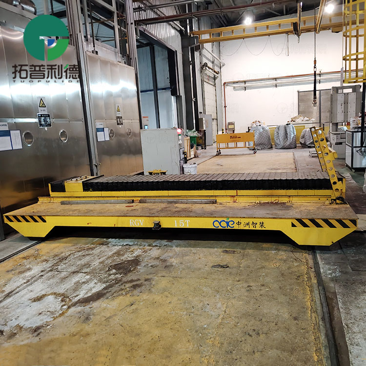 Rail Guided Vehicle for Mold Transport in Workshop