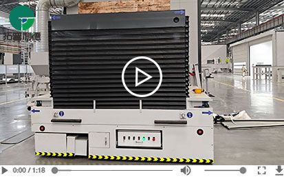 15 Tons Turning Battery Drive Trackless Transfer Cart