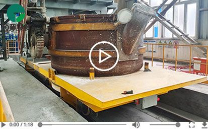 50 Tons Remote Control Motorized Transfer Cart