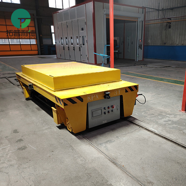 3 Tons Lifting Rail Motorized Transfer Cart for Mold Handling