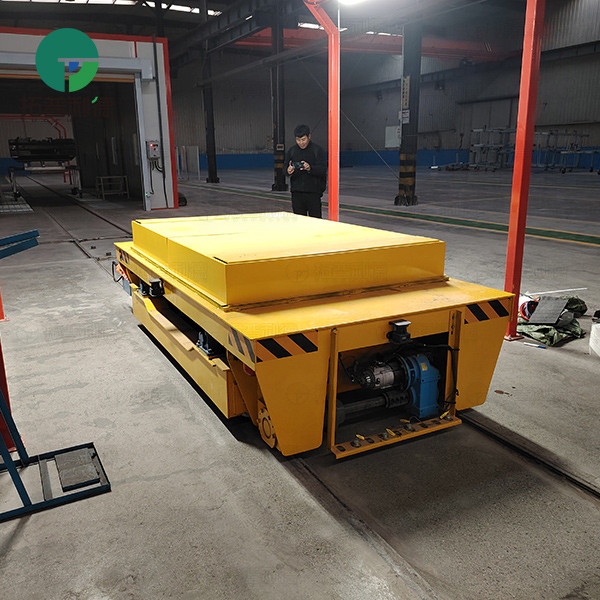 3 Tons Lifting Rail Motorized Transfer Cart for Mold Handling