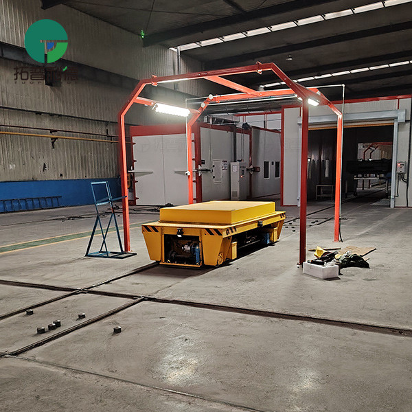 3 Tons Lifting Rail Motorized Transfer Cart for Mold Handling