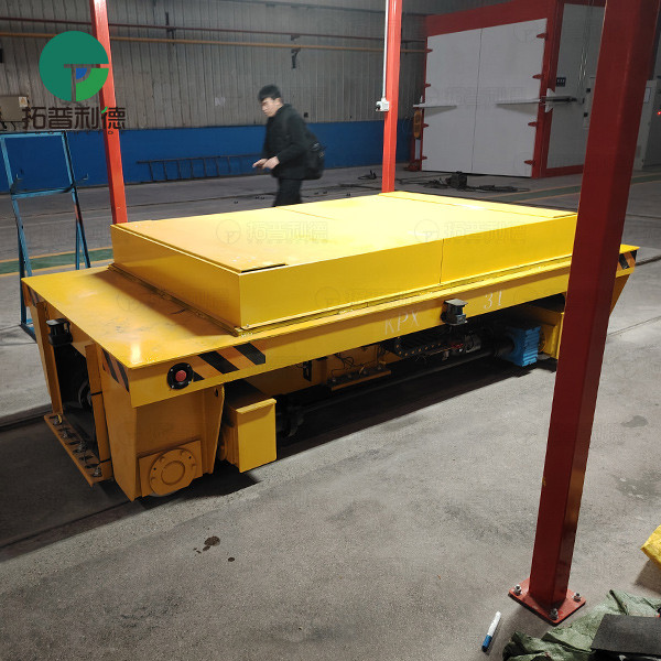 3 Tons Lifting Rail Motorized Transfer Cart for Mold Handling