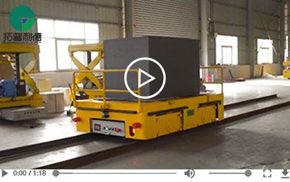 Automatic Charging Rail Guided Vehicle for Mold Handling