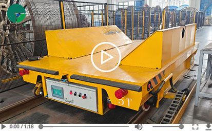 5 Tons Coil Rail Transfer Cart for Workshop