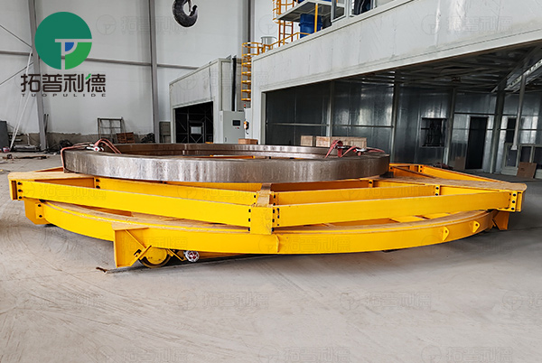 Custom 20T Rail Transfer Cart Vehicle Solves Spraying Line Transport Issues