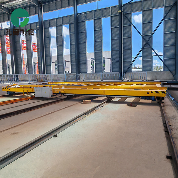 80 Tons Motorized Rail Transfer Cart for Cement Mold
