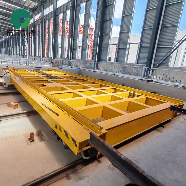 80 Tons Motorized Rail Transfer Cart for Cement Mold