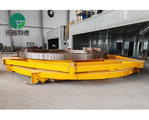 Custom 20T Rail Transfer Cart Solves Spraying Line Transport Issues