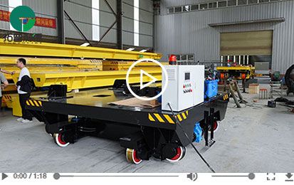 16 Tons RGV Rail Guided Vehicle with Dual-Wheel Systems