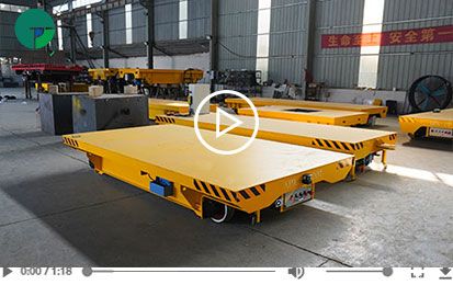 20 Tons Remote Control Motorized Rail Transfer Cart