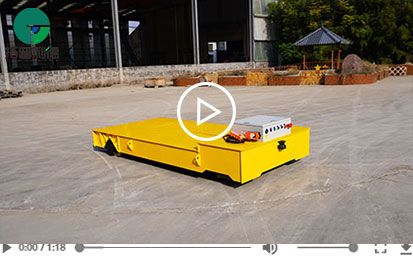 10 Tons Remote Control Trackless Battery Powered Transfer Cart