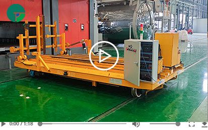 13 Tons Customized Rail Transfer Cart for Workshop Handling