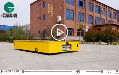 Steering Indurtial Battery Drive Trackless Transfer Cart