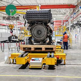 15 Tons Automatic Charging Rail Guided Vehicle for Large Workpieces