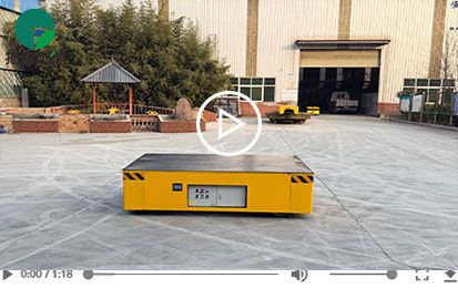 15 Tons Battery Powered Battery Trackless Transfer Trolley