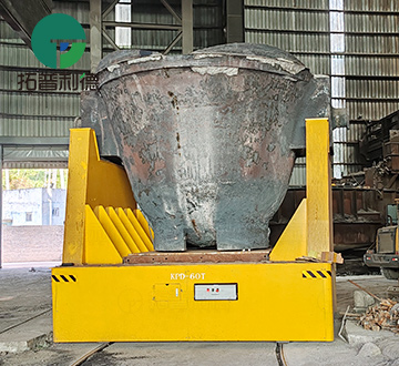 60 Tons Box Beam Frame Ladle Transfer Cart